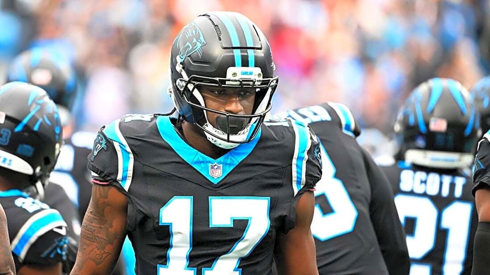 Panthers place WR Xavier Legette on IR