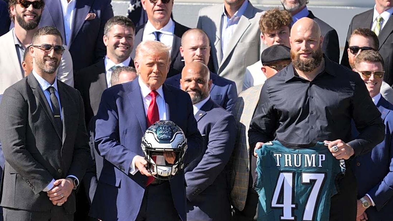 Several notable Eagles skip White House visit; Trump honors &#39;incredible&#39; team