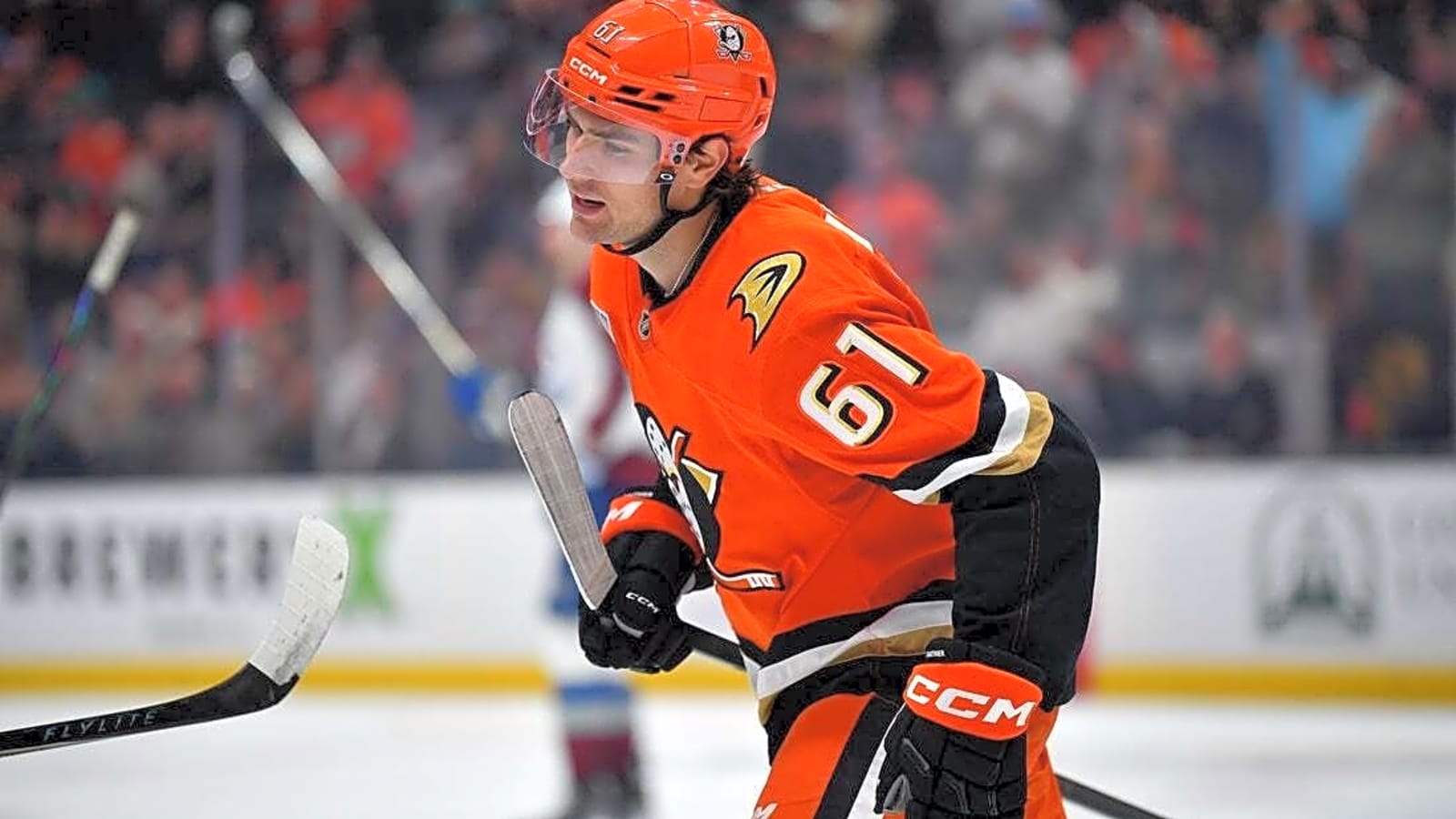 Ducks F Cutter Gauthier leaves with upper-body injury