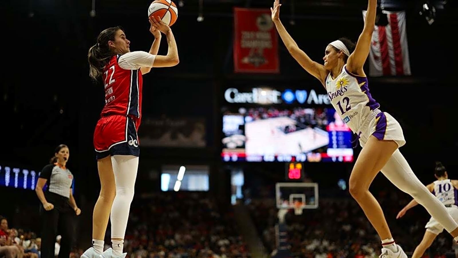 Rookies lead the way in Mystics&#39; win over Sparks