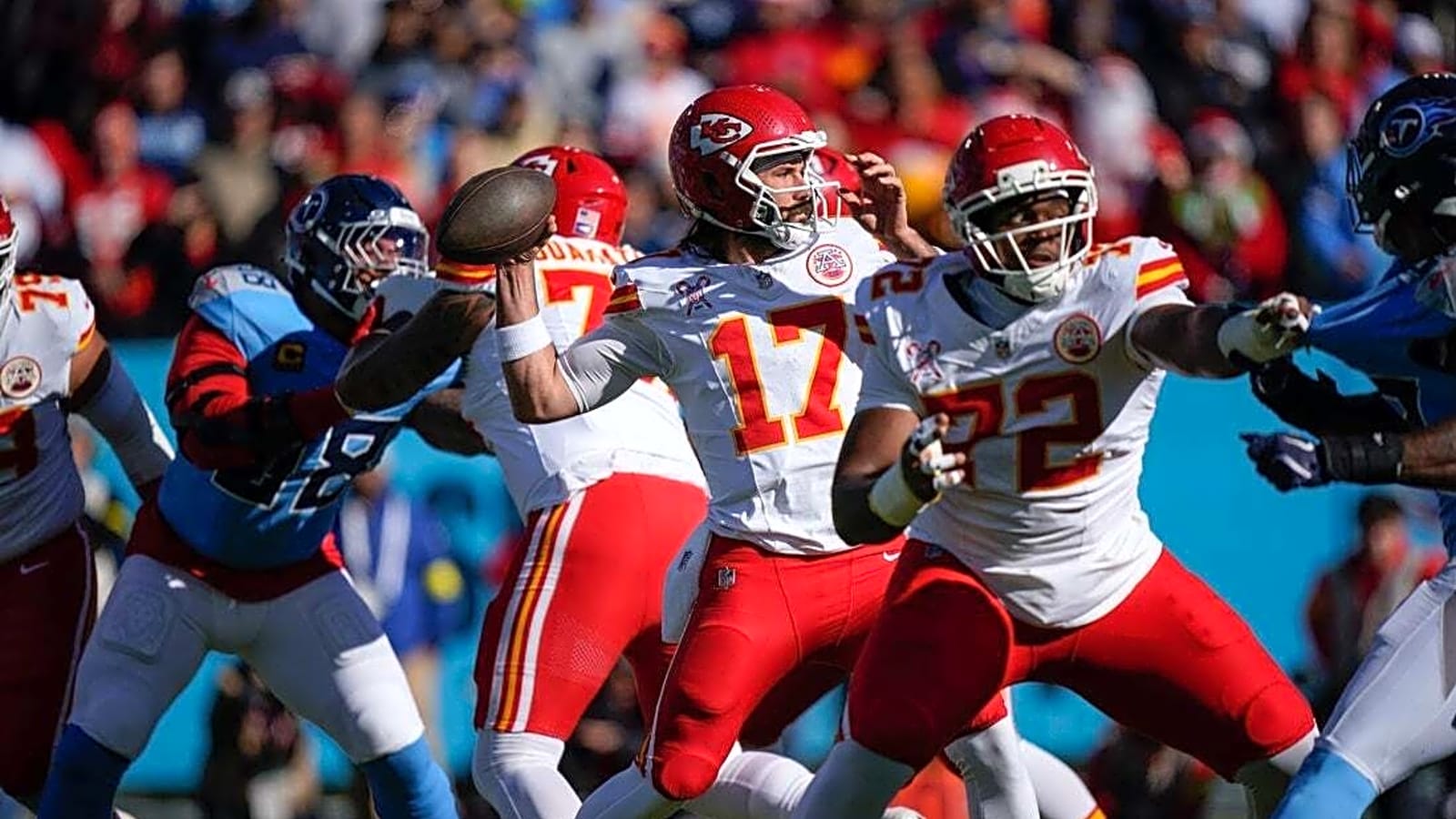 Chiefs starting QB Gardner Minshew out with knee injury