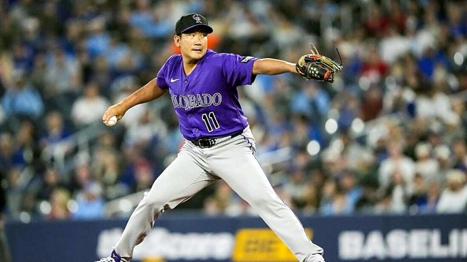 Rockies explode for 7-run inning, rout Jays for first victory