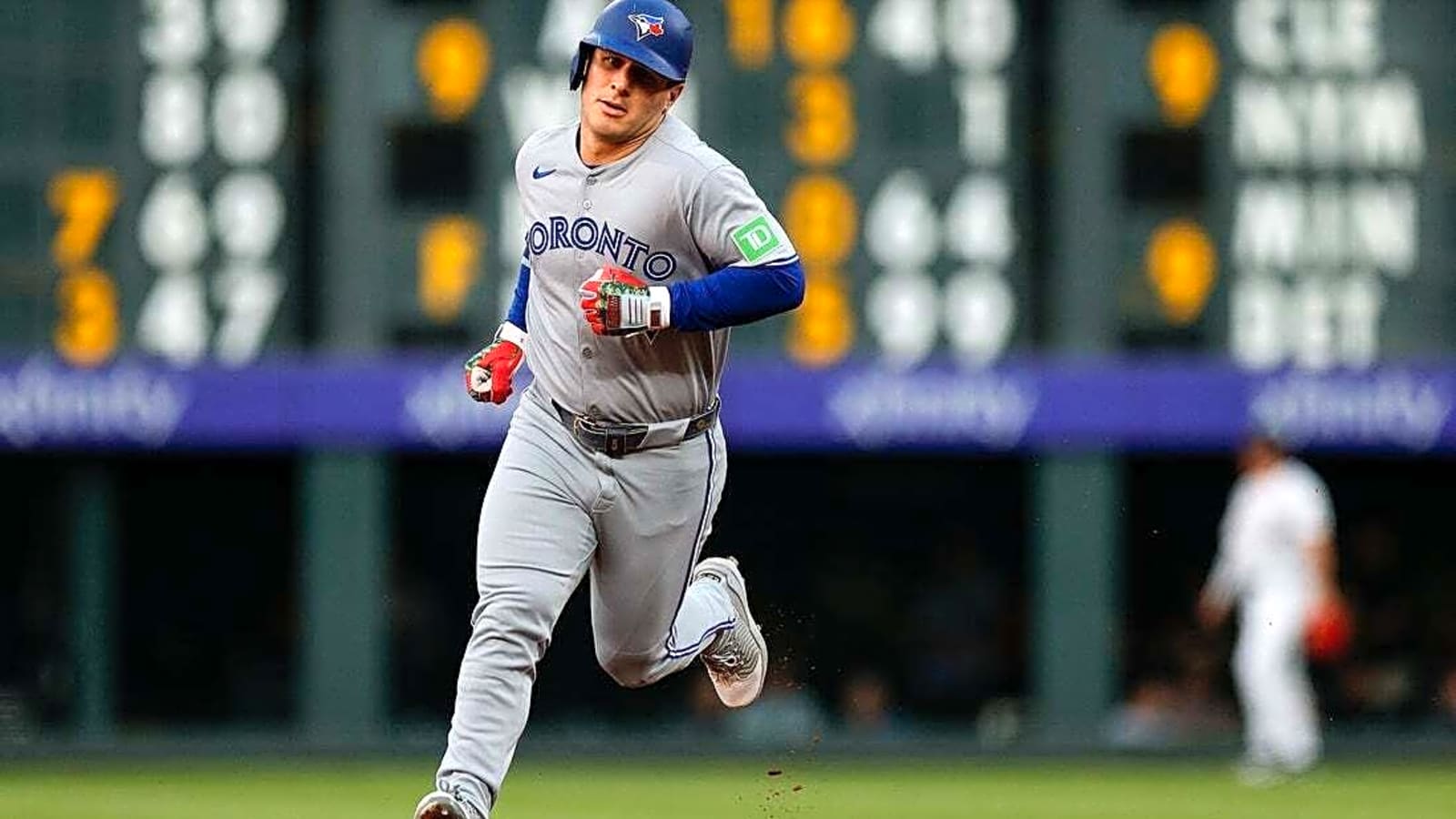 Daulton Varsho knocks in six as Blue Jays rout Rockies