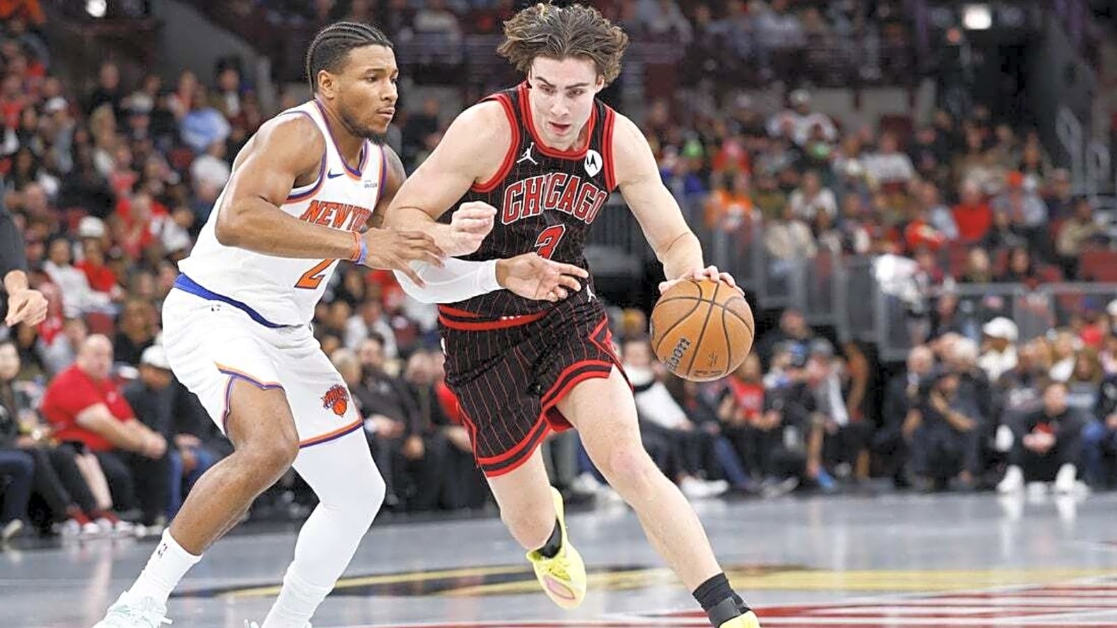 Josh Giddey's career night keeps Bulls unbeaten vs. Knicks