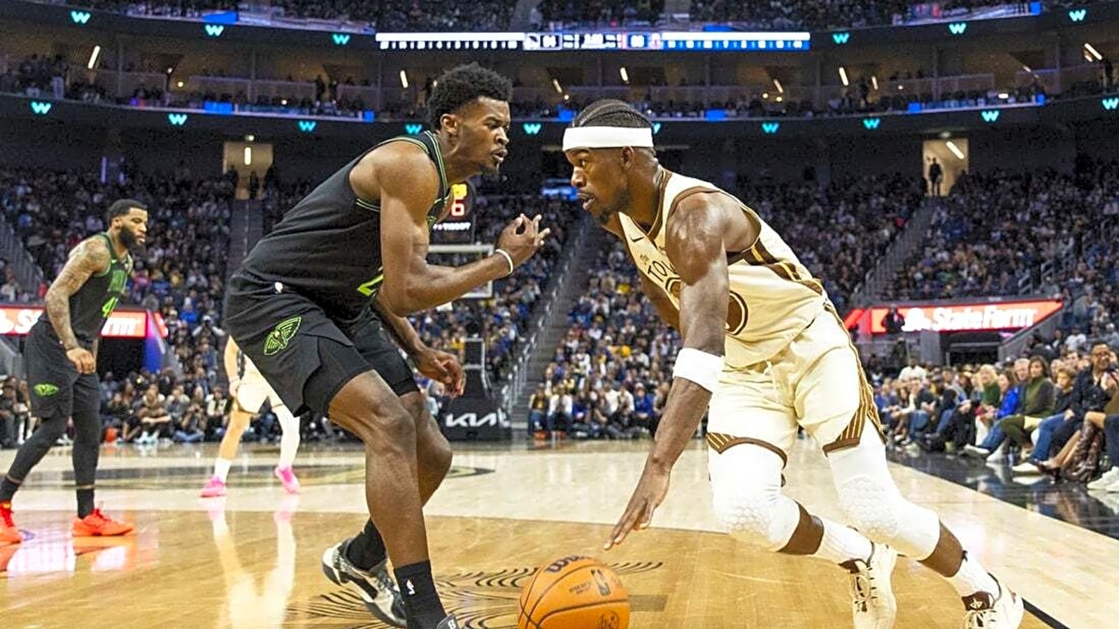 Warriors overcome Stephen Curry&#39;s absence, top Pelicans