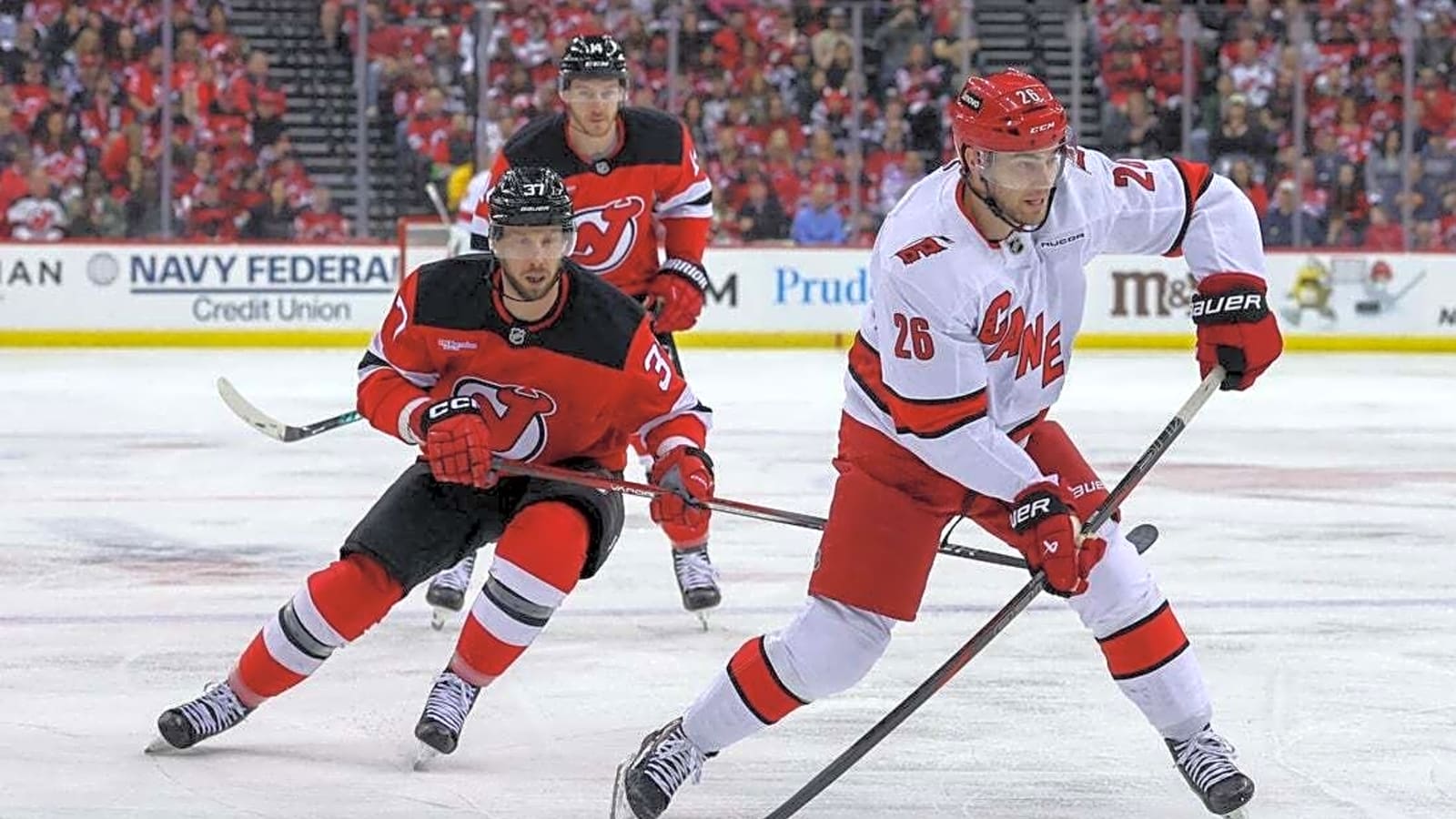 Andrei Svechnikov (hat trick), Canes send Devils to brink