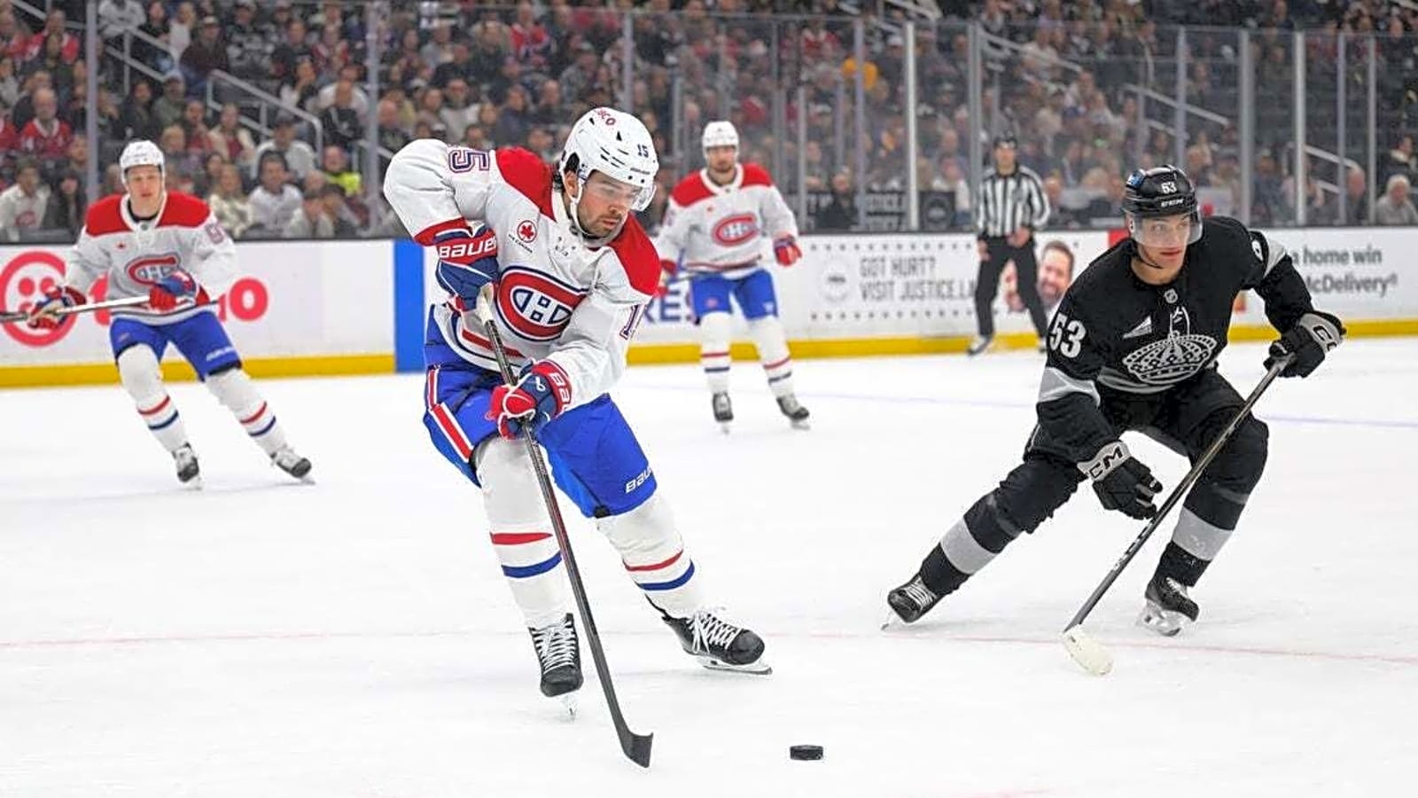 Canadiens rally past slumping Kings on pair of late goals