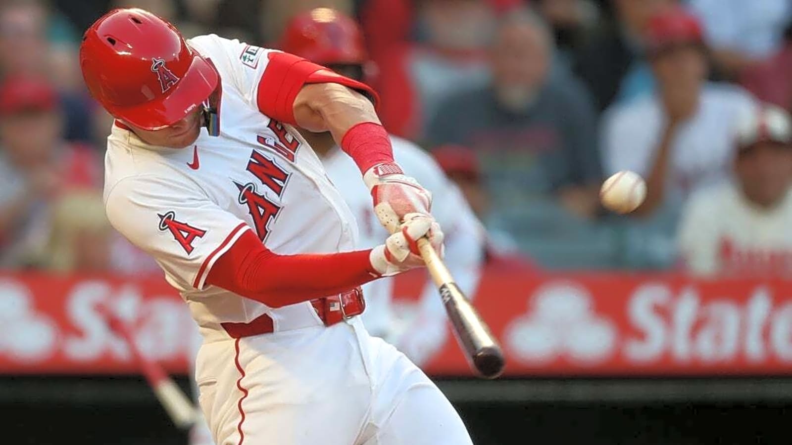 Logan O&#39;Hoppe powers Angels in rout of Astros