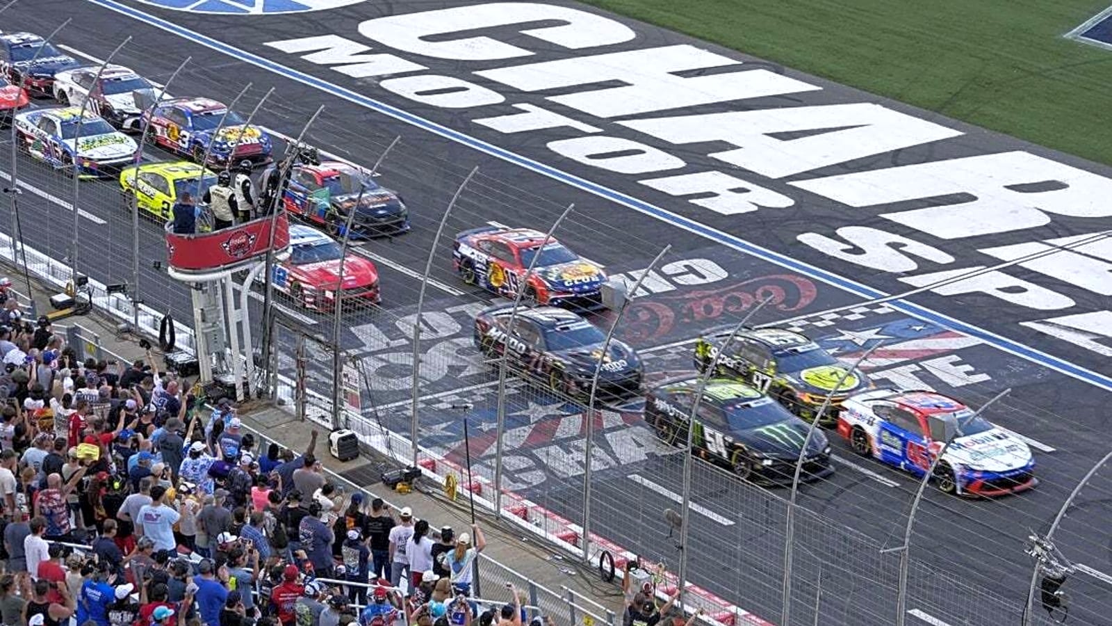 NASCAR bans woman accused of assault with golf cart