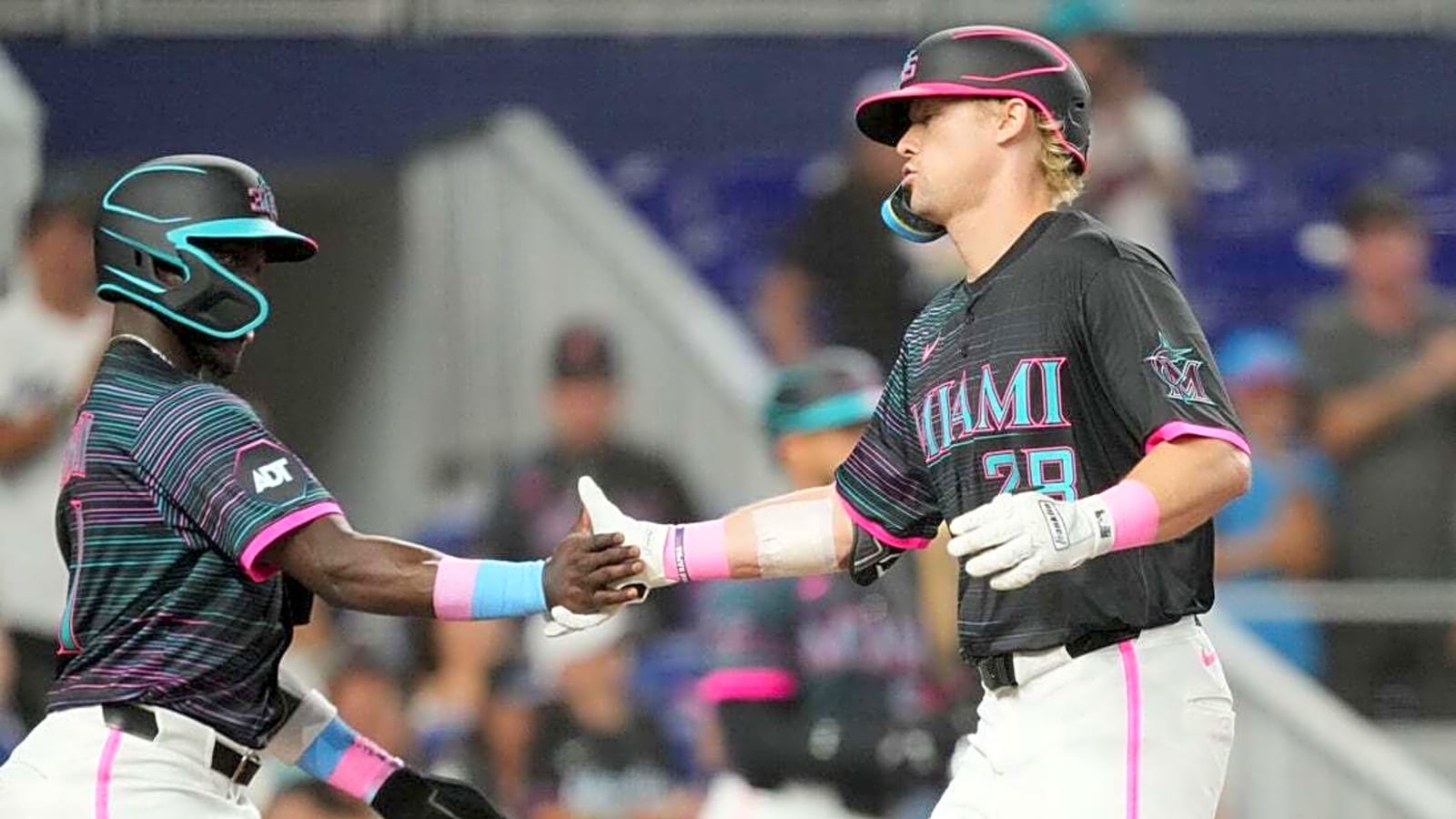 Marlins&#39; Kyle Stowers walks off Athletics&#39; Mason Miller with grand slam