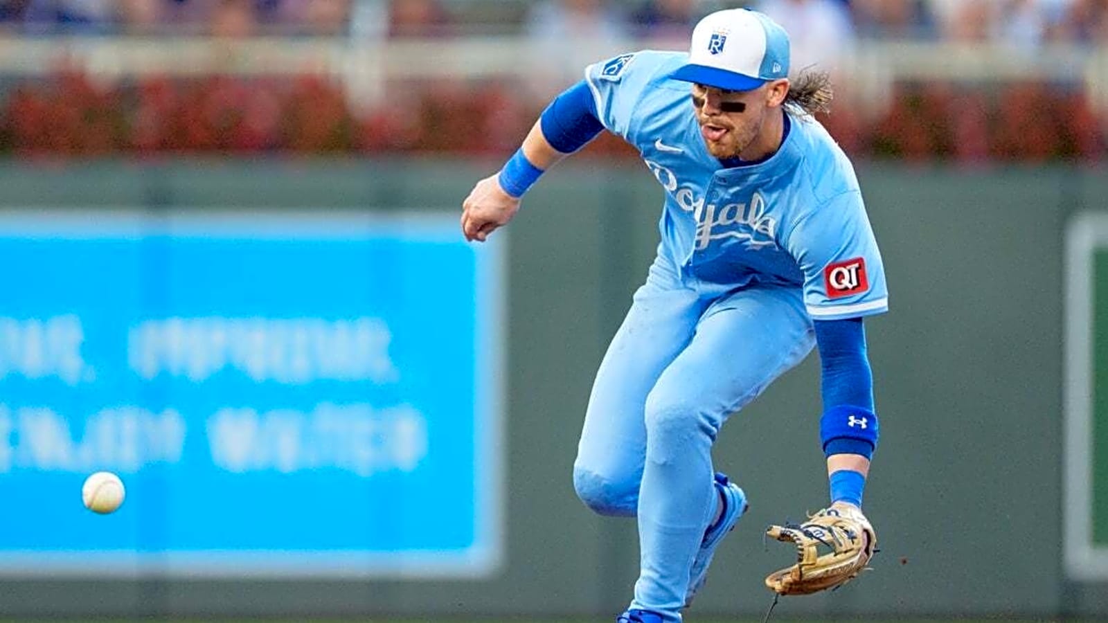 Royals SS Bobby Witt Jr. (back) not in lineup on Sunday