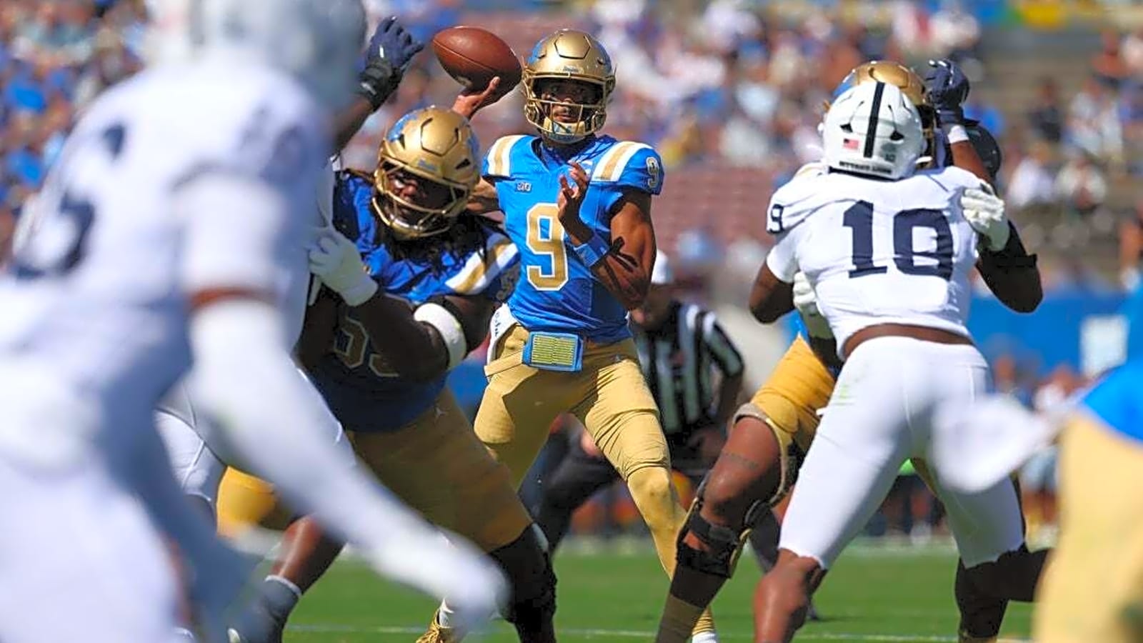 Nico Iamaleava&#39;s 5 touchdowns help UCLA upset No. 7 Penn State