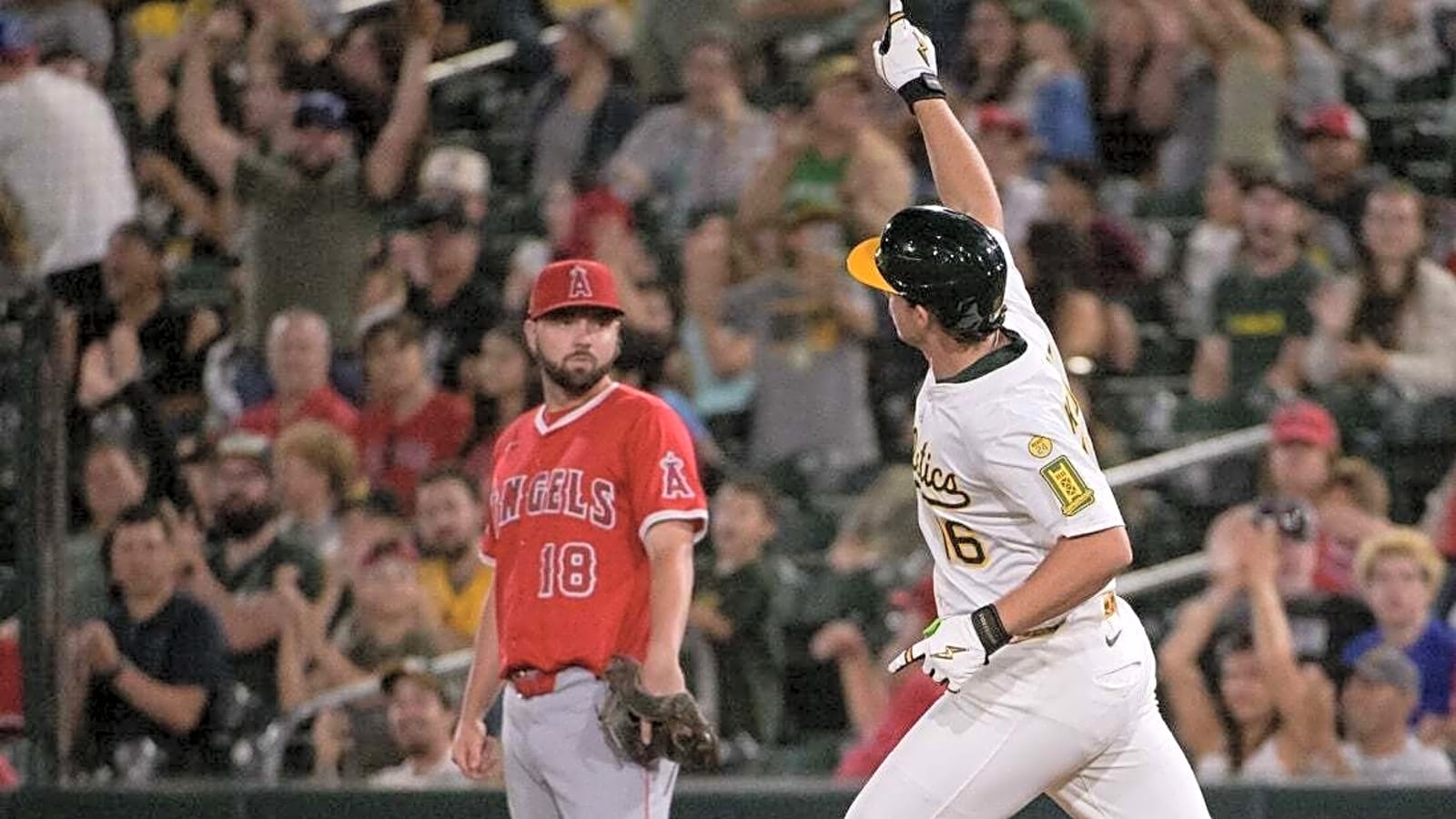 Athletics aim to flex muscles again in rematch vs. Angels