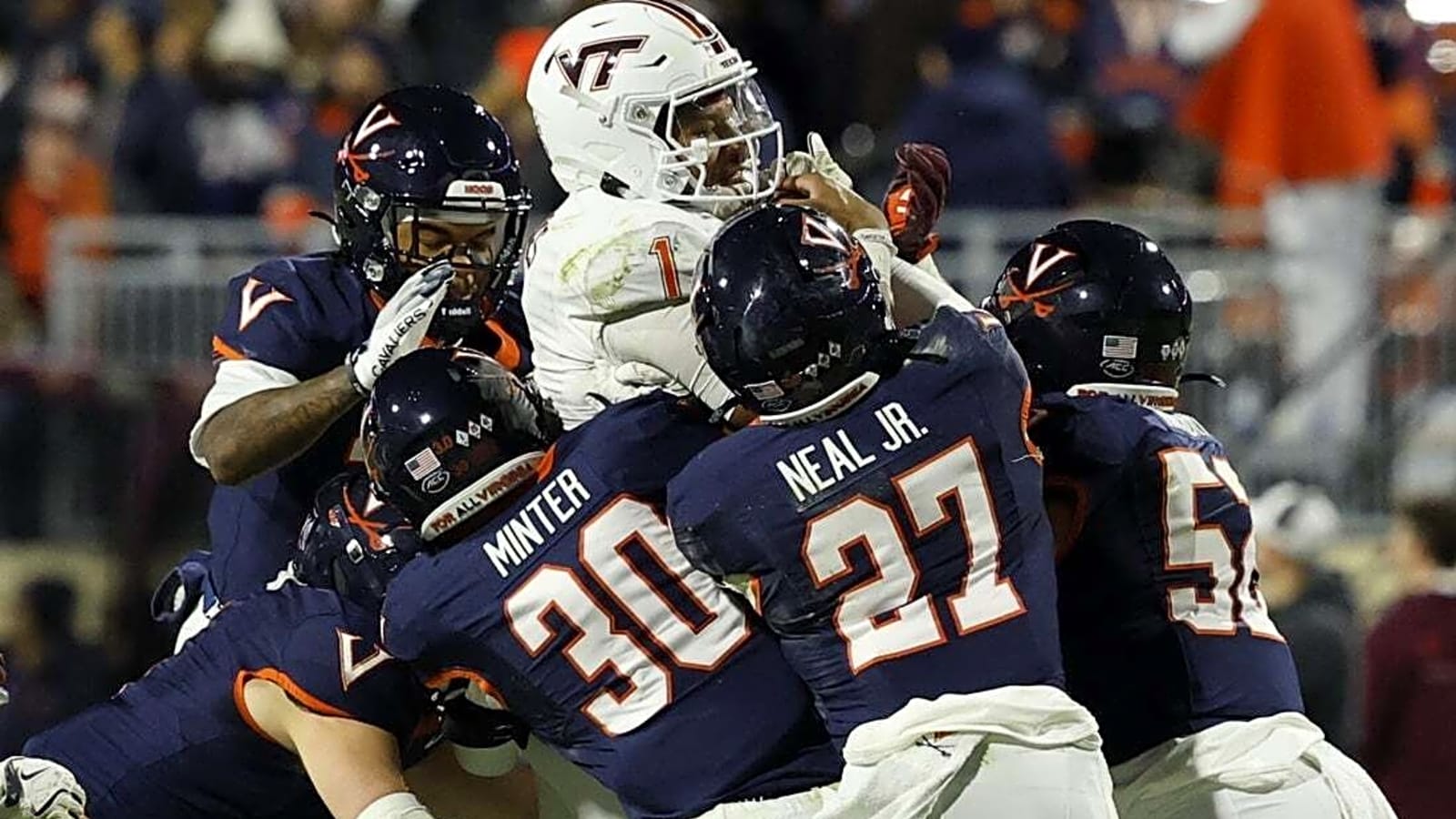 No. 18 Virginia stuffs Virginia Tech, reaches ACC title game