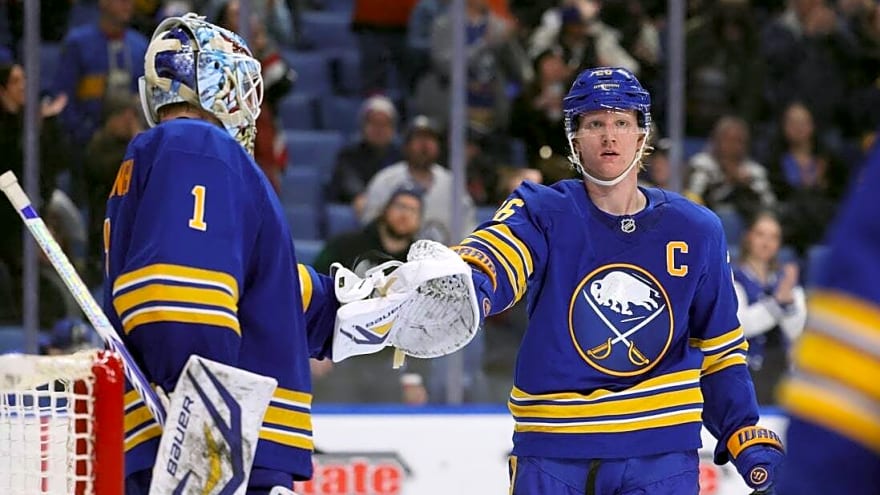 Rasmus Dahlin scores twice as soaring Sabres top Flyers