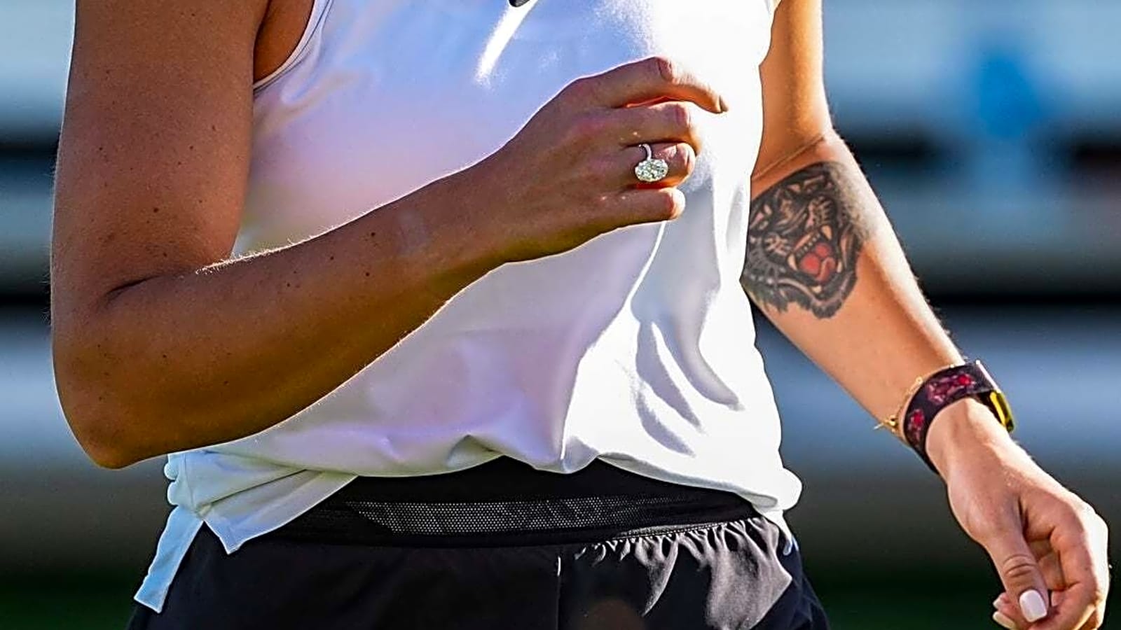 Newly engaged Aryna Sabalenka wins Indian Wells opener