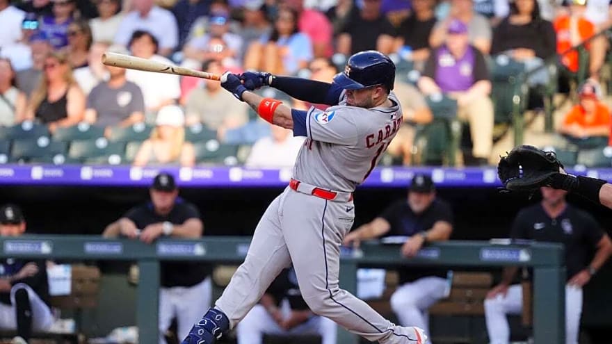 Astros ride Victor Caratini&#39;s slam to victory over Rockies