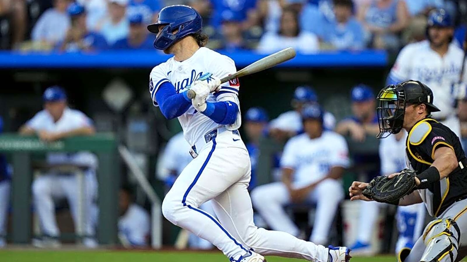 Nick Loftin drives in final three Royals&#39; runs in walk-off of Pirates