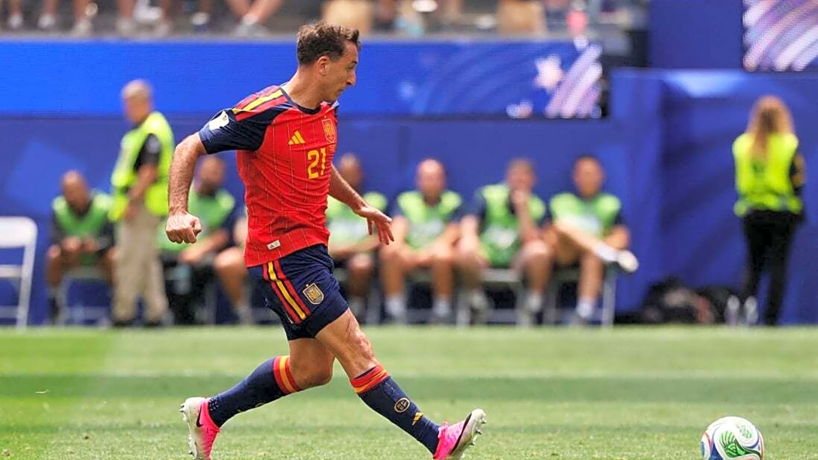 Mikel Oyarzabal nets two as Spain roll past Austria into round of 16