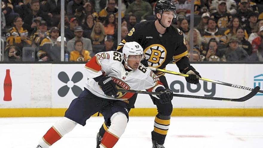 Panthers edge Bruins in Brad Marchand&#39;s emotional return to Boston