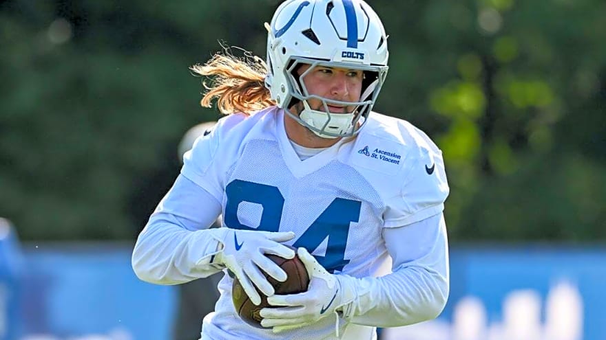 Report: Colts TE Tyler Warren (groin) to miss one week