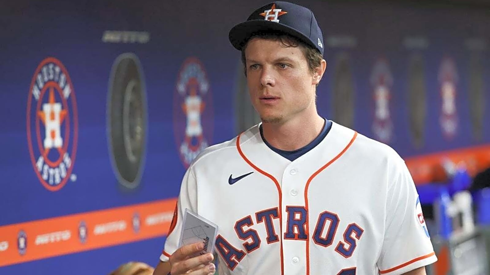 Astros OF Jake Meyers leaves game with injury
