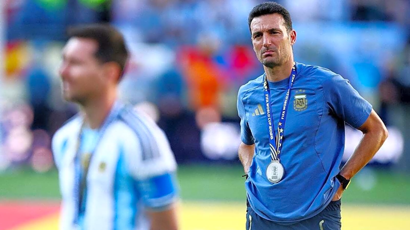Tearful Lionel Scaloni, uncertain of Argentina future, leaves World Cup with gratitude