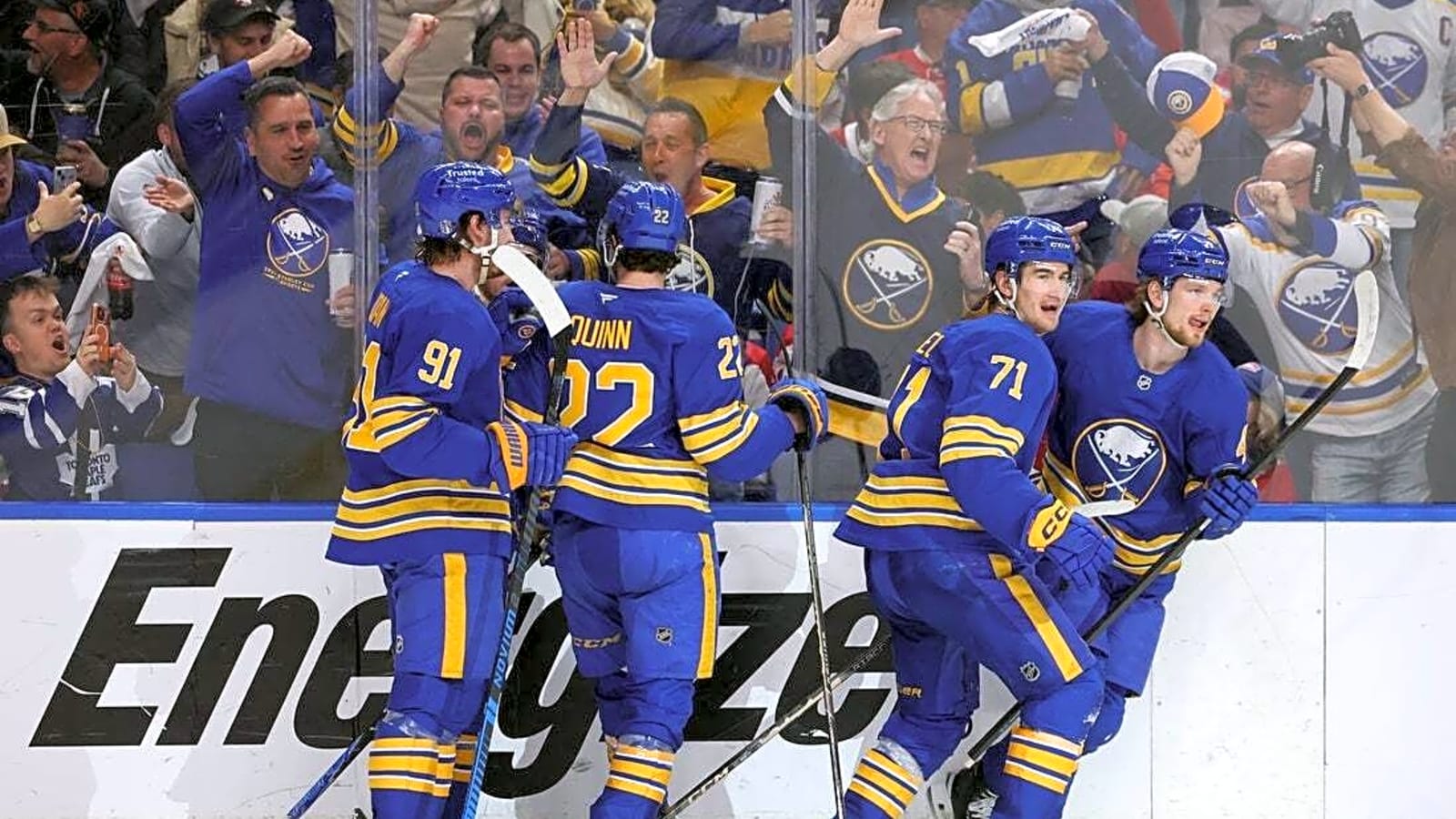 Sabres' power play tallies twice to topple Canadiens in Game 1