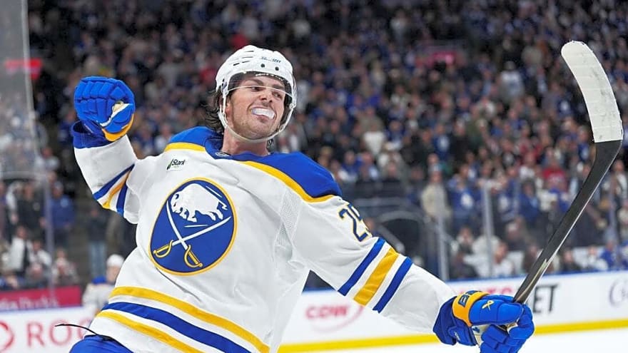 Owen Power completes Sabres' comeback with OT winner vs. Leafs