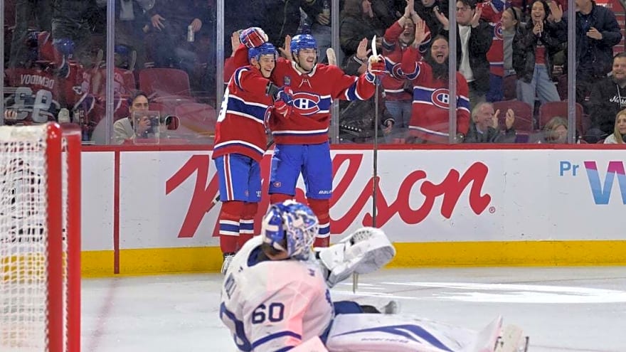 Montreal defensemen dominate as Habs top reeling Leafs