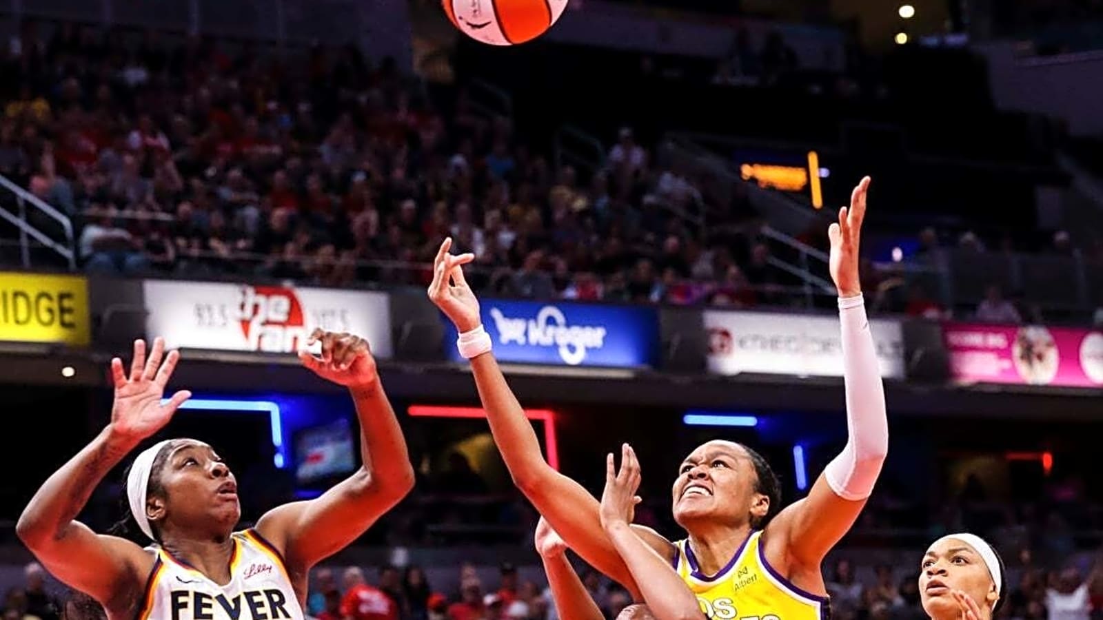 Fever, without Caitlin Clark, stumble late in loss to Sparks