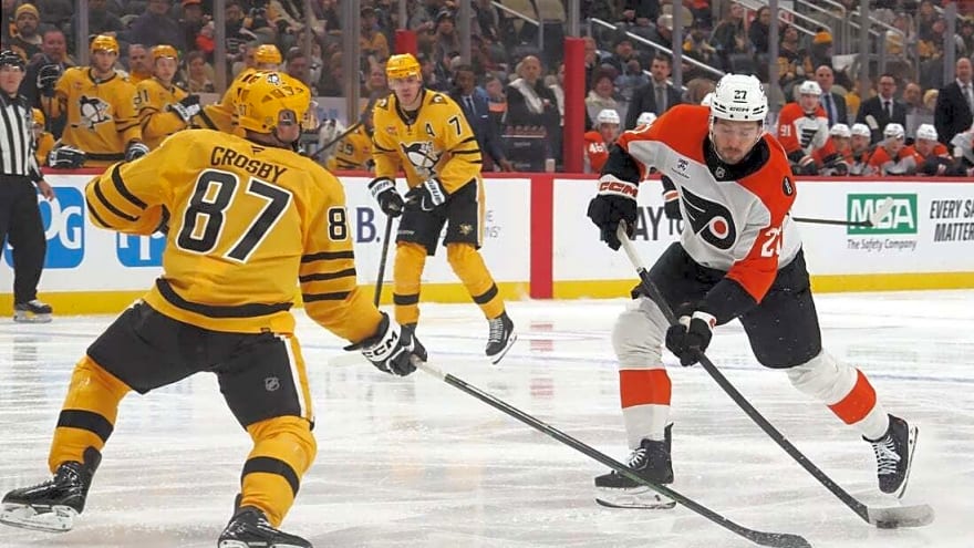 Sidney Crosby joins esteemed company as Penguins handle Flyers