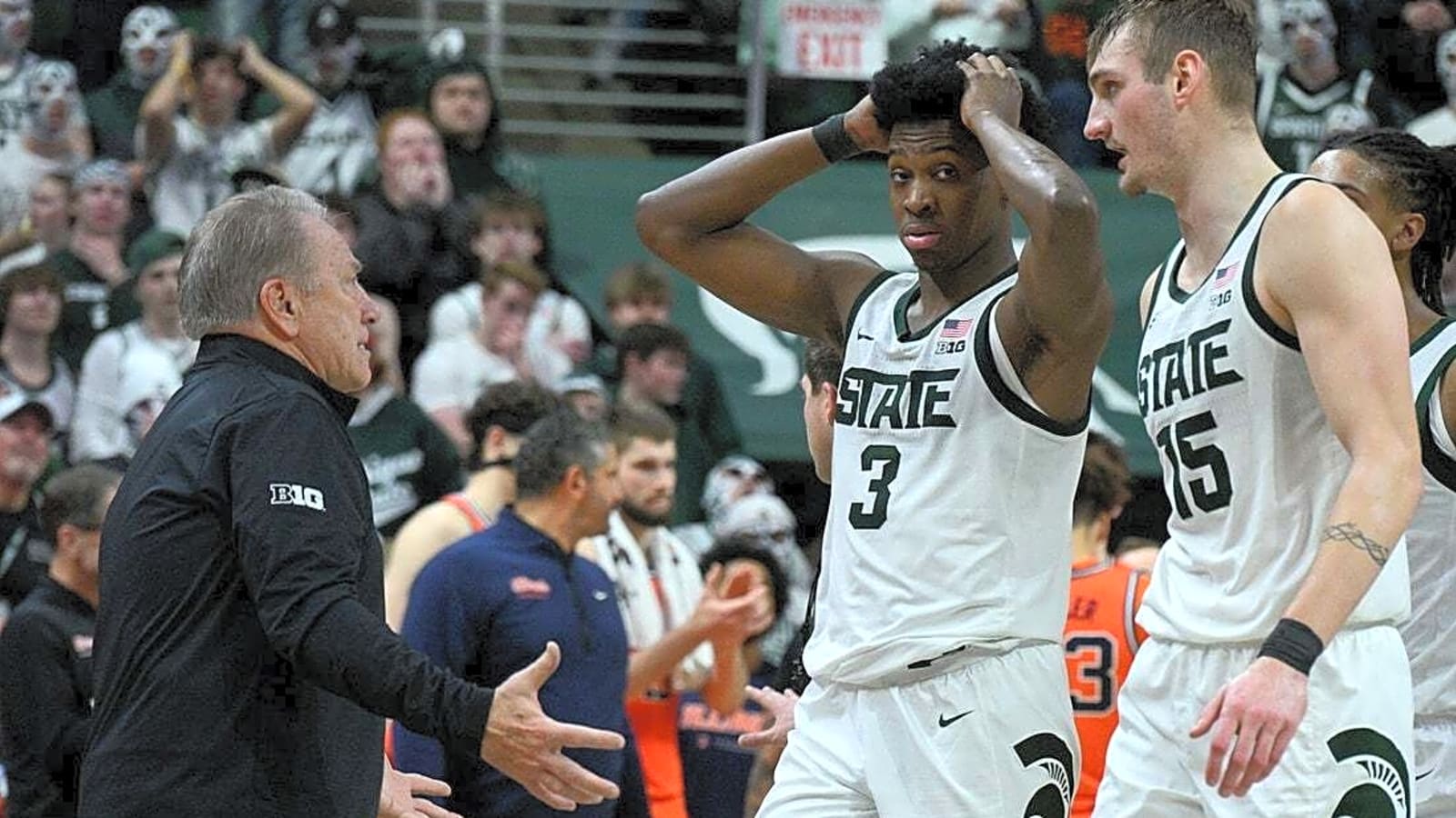 No. 15 Michigan State eager to halt slide vs. ascending UCLA