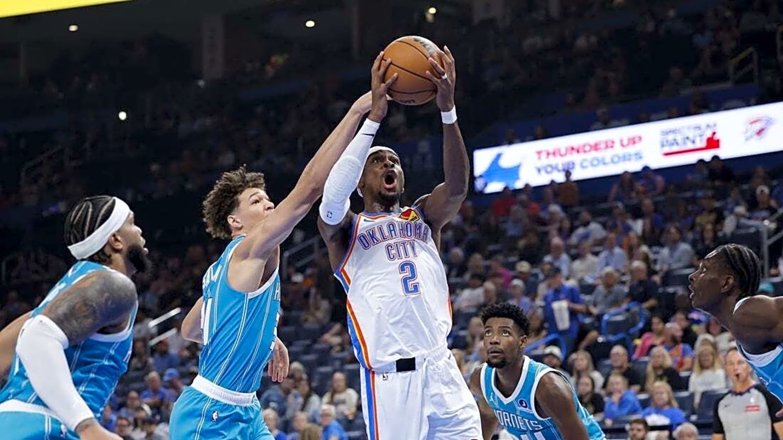 Reigning champion Thunder open with upbeat Rockets