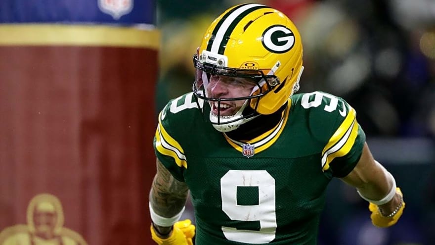 Packers WR Christian Watson practices, 'fighting to play' vs. Bears
