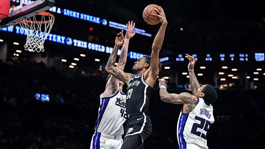 Nets halt 10-game losing streak, get revenge on Kings