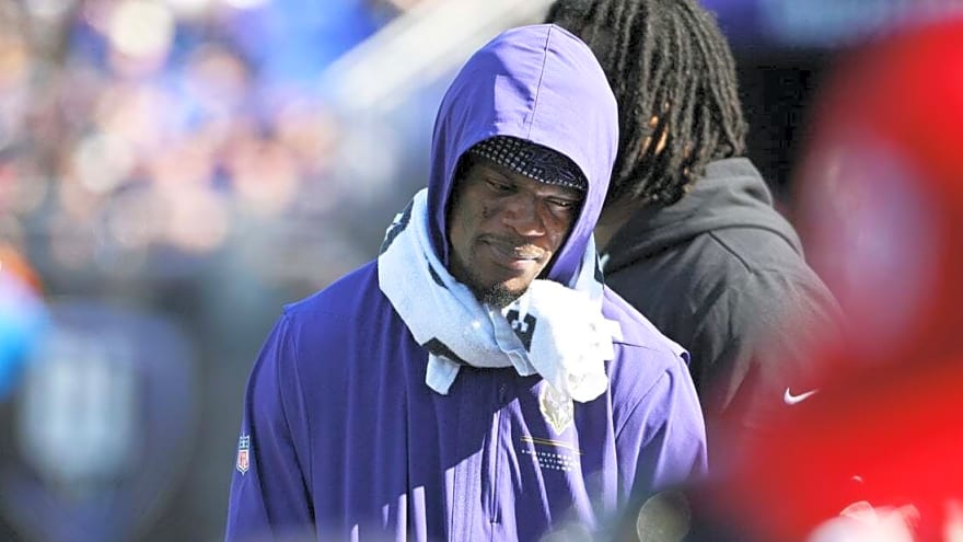 Ravens coach hopeful QB Lamar Jackson (ankle) will play vs. Bills