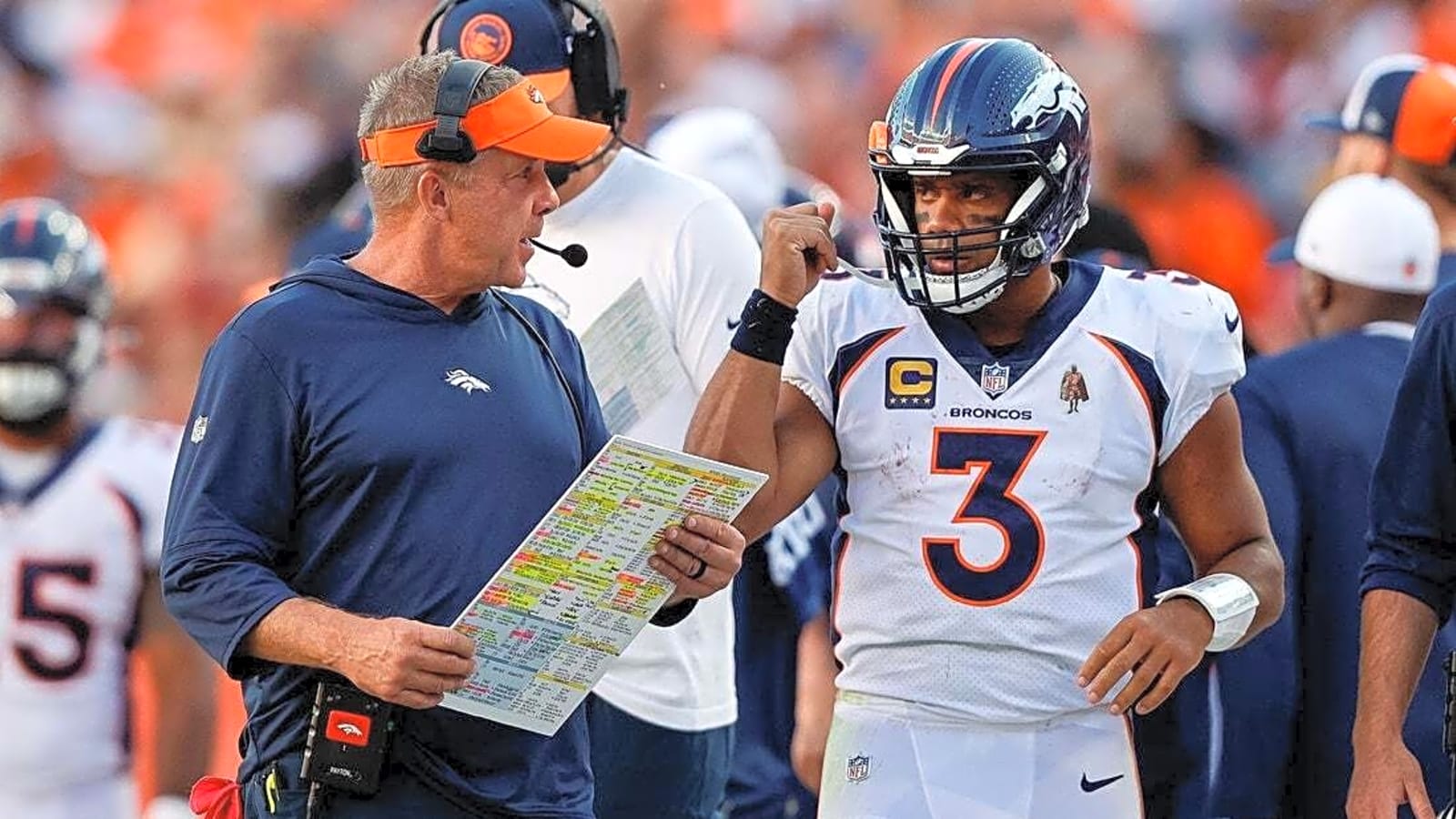 Broncos&#39; Sean Payton: Comment not directed at Russell Wilson