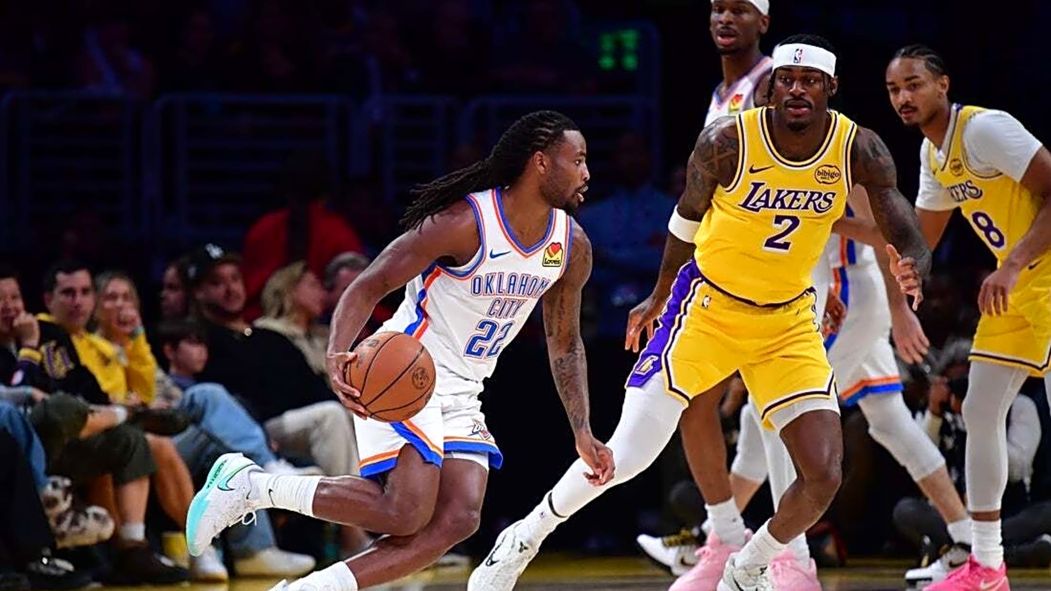 Shai Gilgeous-Alexander, Thunder manhandle short-handed Lakers
