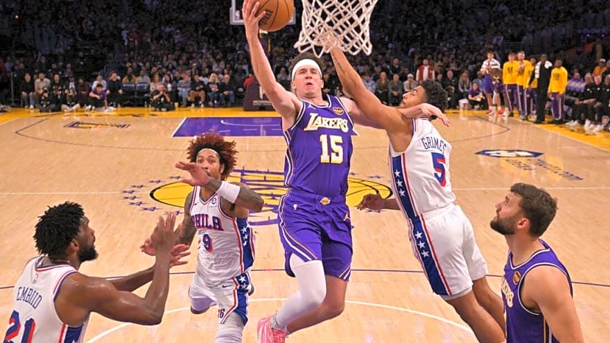 NBA roundup: Lakers stop 76ers despite Luka Doncic's injury exit