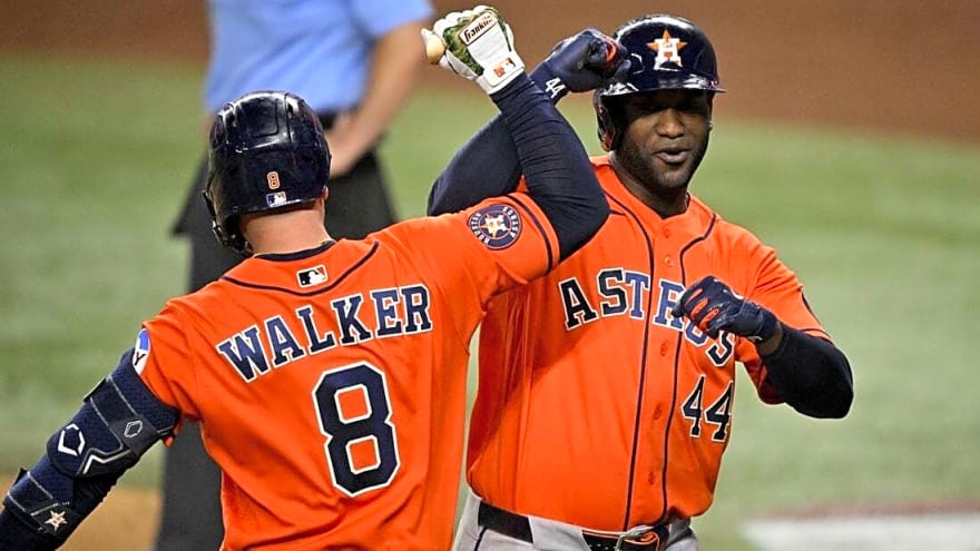 Astros' Yordan Alvarez rides 'incredible' run into finale vs. Rangers