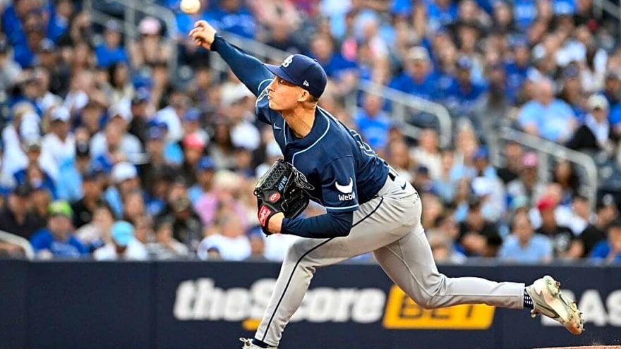 Pitching carries Rays past sliding Blue Jays