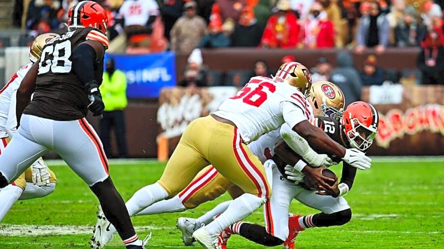 49ers say DE Keion White shot in ankle, undergoes surgery