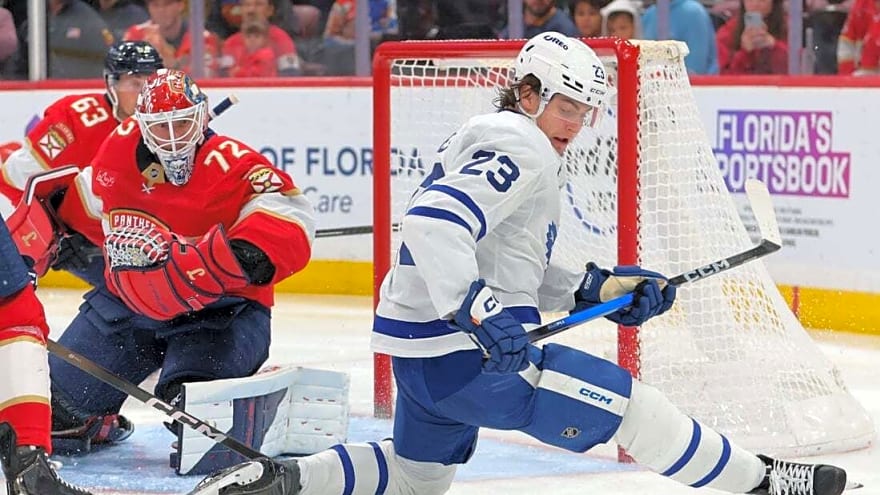 Rare goal-scorers guide Maple Leafs past Panthers