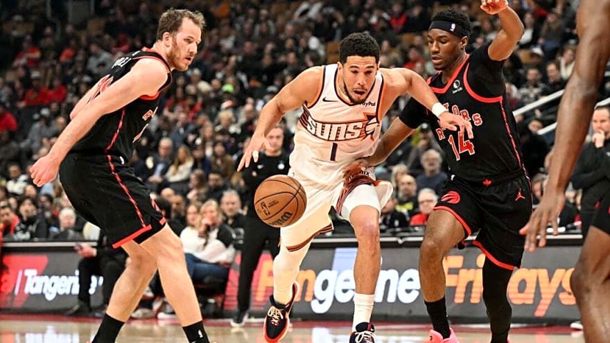 Raptors rally to knock off Suns