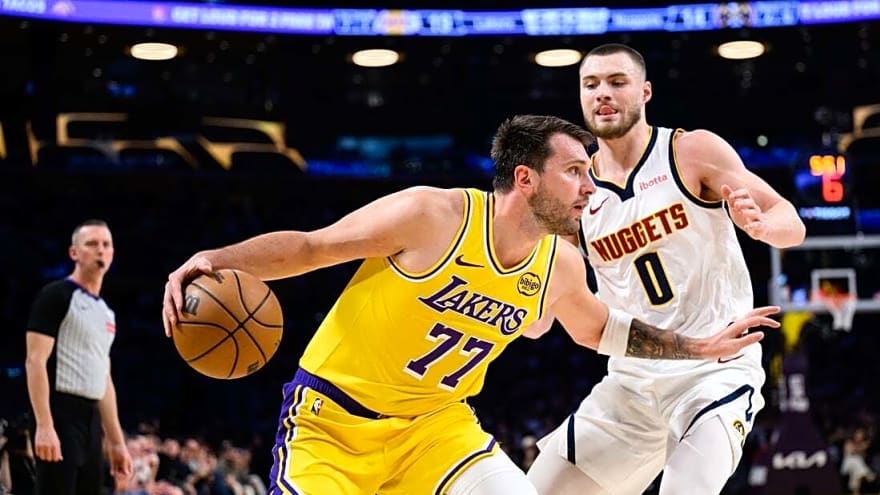 Lakers edge Nuggets in OT Luka Doncic's last-second shot