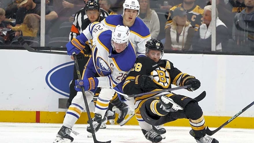 Sabres' first postseason since 2011 starts with confident Bruins