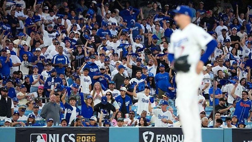 NLCS Game 4 ticket prices plunge 50% with Dodgers in 3-0 hole