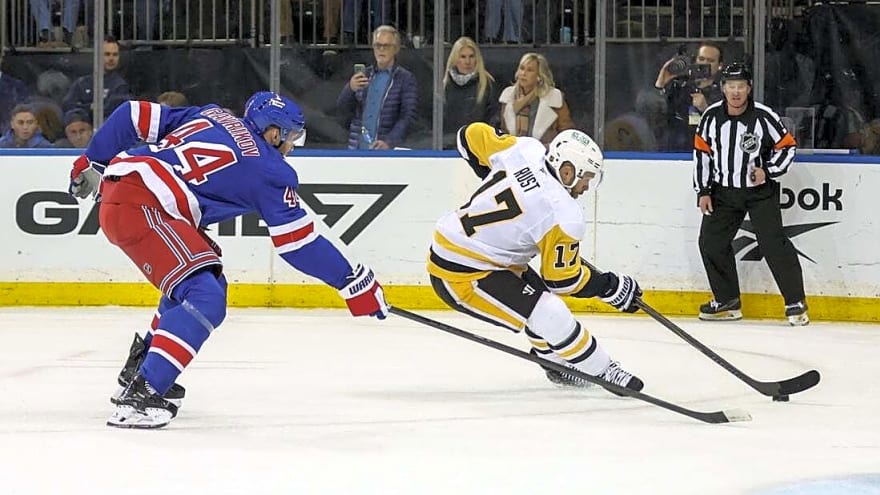 Rangers come back to beat Penguins in shootout