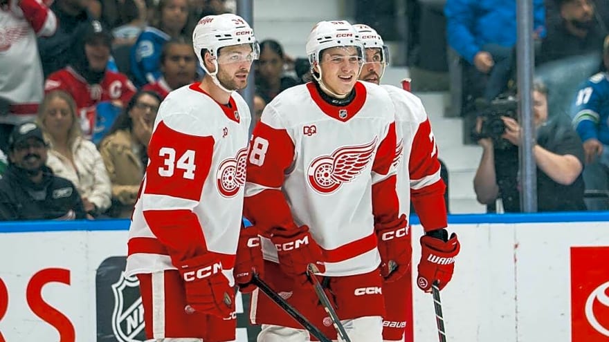 Red Wings look to extend dominance over Flames